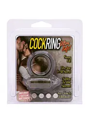 Віброкільце Seven Creations VIibrating Cockring Silicon, 5х3 см (прозорий) - мініатюра 2