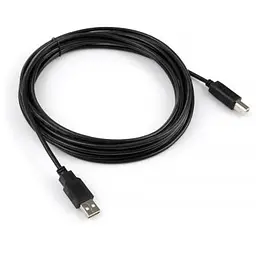 Кабель для принтера USB 2.0 AM/BM 5.0 m Vinga (VCPUSBAMBM5BK) - мініатюра 3