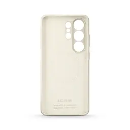 Силиконовый чехол с MagSafe для Samsung Galaxy S26 Ultra 5G, ICON2 MagCase, бежевый, противоударный, панель с мягкой подкладкой, защита всего корпуса, поддержка беспроводной зарядки, совместим с защитными стеклами и пленками, ArmorStandart (ARM88795) - мініатюра 2