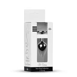 Анальна пробка - Jewellery Dark Silver Plug Pink - мініатюра 10