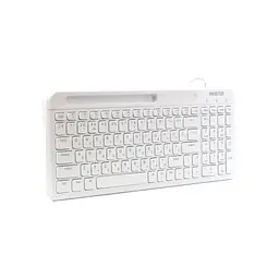 Клавіатура Maxxter KB-01W-UA USB White (KB-01W-UA) - мініатюра 3