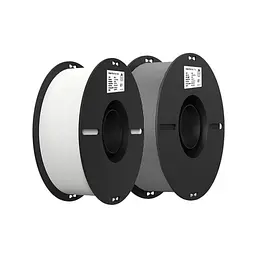 Пластик для 3D-принтера Creality Ender PLA 1.75мм, 2x1кг, white+grey (3301010365)