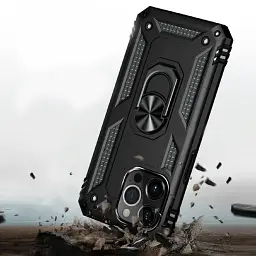 Панель BeCover Military для Apple iPhone 13 Pro Black (707104) - мініатюра 4