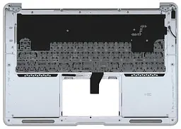 Клавіатура для ноутбука Apple MacBook Air (A1369) 2010+ Black, (Silver TopCase), RU (горизонтальний ентер)