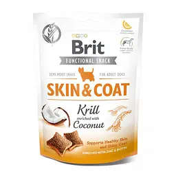 Ласощі для собак Brit Functional Snack Skin & Coat 150 г (для шкіри та шерсті) - мініатюра 2