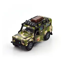 Ігровий набір TechnoDrive Land Rover Defender Military з причепом (520027.270) - мініатюра 8