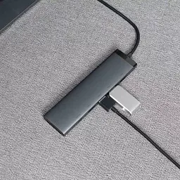 USB Хаб XiaomiMiiiW Type-C docking station HUB 7-in-1 PD100W+USB3.0*3+HDXiaomi+TF+SD MWCMA01 Grey - мініатюра 3
