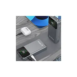Батарея універсальна Dudao K31Pro 20000mAh 45W PD, QC, with built-in USB-C/Lightning cables (6977196682010) - мініатюра 4