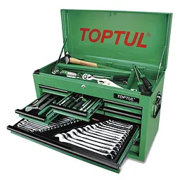 Ящик з інструментом TOPTUL (TBAA0901, 9 секцій) 186 од. . GCBZ186A