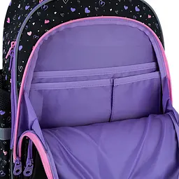 Рюкзак GoPack Education 2606S Bright&Awesome Чорний (GO26-2606S-3) - мініатюра 10