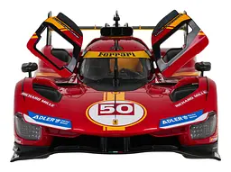 Машинка Ferrari 499P червоний RASTAR модель 1:14 Автомобіль на дистанційному керуванні + пульт - мініатюра 8