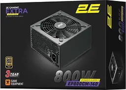 Блок живлення 2E GAMING Extra Power 800W (2E-EP800GM-140) - мініатюра 9