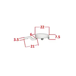 Кнопка (велика) включення пральної машини LG WD10180n, WD10200ND)/wd-80185N - мініатюра 4
