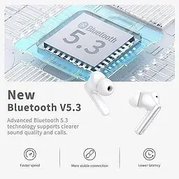 Бездротові водонепроникні навушники Xinwld A97 Pro IP7 Bluetooth White - мініатюра 6