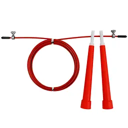 Швидкісна скакалка EasyFit Speed Cable Rope 3 м зі стальним тросом червона (EF-2039-R) - мініатюра 6