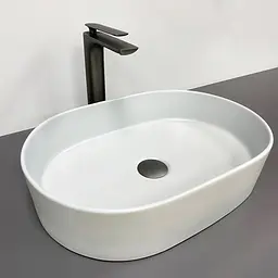 Умивальник VBI Verona 50 gray matt накладний VBI-011319, Сірий - мініатюра 2