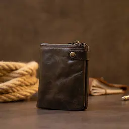 Портмоне унісекс 20422 Vintage коричневе - мініатюра 5