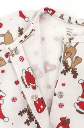 Комбінезон для немовлят на кнопках Christmas reindeer з начосом - мініатюра 2