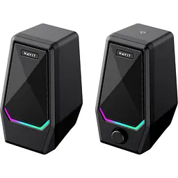 Акустична система Havit SK768 USB RGB Black (6939119042585) - мініатюра 3
