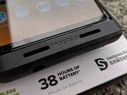 Чохол-акумулятор із бездротовою зарядкою Power Bank Mophie Juice Pack 2525 mAh JP-SGN9 для Samsung Galaxy Note 9 Black - мініатюра 5