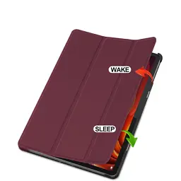 Чохол до планшета BeCover Smart Case Samsung Galaxy Tab A11 Plus SM-X236B 11.0" Red Wine (714002) - мініатюра 3
