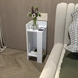 Тумба приліжкова FH-Osby відкритого типу 250х600х266 мм Білий