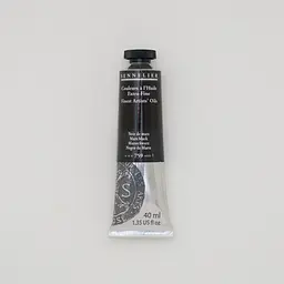 Олійна фарба Sennelier, 40 мл, професійна, S1, Чорний Марс (Mars black)