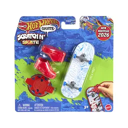 Скейт із взуттям для пальчиків Hot Wheels Круте перетворення Hot Wheels в асортименті (HXM73) - мініатюра 4