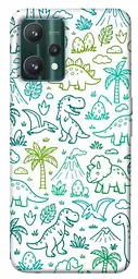 TPU чохол Demsky Dino pattern для Realme 9 Pro