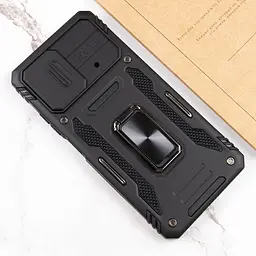 Ударостійкий чохол Camshield Army Ring для Xiaomi Poco X5 5G / Note 12 5G Чорний / Black - мініатюра 6