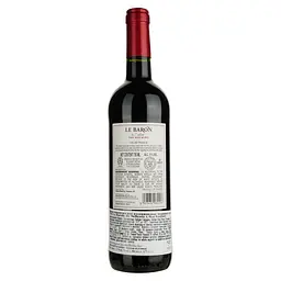 Вино Cedev Selection Chateau Le Baron, червоне, сухе, 0,75 л - мініатюра 2