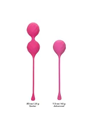 Набір вагінальних кульок Tighten Tone Kegel Training, 2шт., рожевий - мініатюра 13