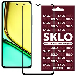 Захисне скло SKLO 3D для Realme C67 4G Чорний