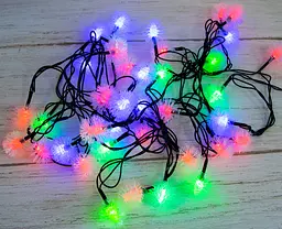 Світлодіодна новорічна гірлянда 5.7 м Xmas 40P T1 Сніжинки led гірлянда на ялинку - мініатюра 2