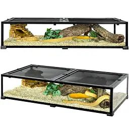 Тераріум Repti-Zoo Super Vision 360 120x45x30 см (RKE1204530) - скляний тераріум для рептилій та амфібій