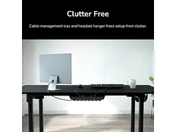 Геймерський ігровий стіл Cougar E-Grav 180 Black - мініатюра 9