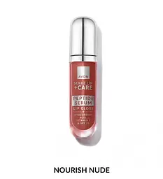 Блиск-сироватка для губ Avon з пептидами Живильний нюд/Nourish Nude, 7мл (158511405) - мініатюра 1
