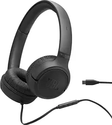 Навушники JBL Tune 530C USB-C чорні (JBLT530CBLK)