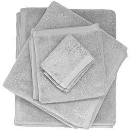 Рушник МВМ My Home Ніжність 50x90 см сіро-блакитний (BT-11 M GRAY/BLUE) - мініатюра 6