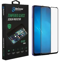 Скло захисне BeCover Tecno Spark Go 2022 (KG5m) Black (708165) - мініатюра 1