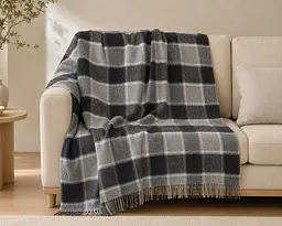 Плед Vladi Palermo Sofa біло-сіро-антрацитовий 170х210 - мініатюра 1