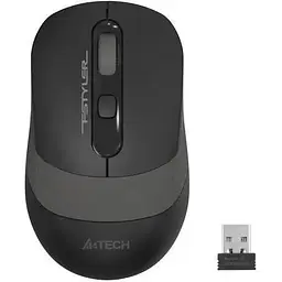Миша A4Tech Fstyler FG10S 2000dpi чорний+Grey USB Wireless безшумна