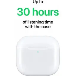 Бездротові навушники Apple AirPods 4 with Active Noise Cancellation (MXP93ZE/A) MXP93ZE/A - мініатюра 5