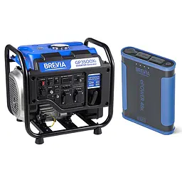 Комплект генератор інверторний Brevia 3,2кВт (ном 3,0кВт) + повербанк (Power Bank) Brevia ePower 48Ah(gs_6)