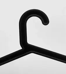 Набір плечиків для одягу IKEA, 10 шт, чорні - мініатюра 4