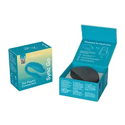Смарт-вібратор для пар We-Vibe Sync GO Turquoise, тревел-кейс - мініатюра 9