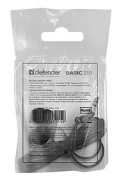 Навушники Defender Basic 210 черный (63211) - мініатюра 4