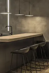Світильник стельовий Brille підвісний лофт світлодіодний BL-830S/45W WW BK - мініатюра 7