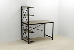 Комп'ютерний стіл Ferrum-decor Джек 75x120x60 Чорний ДСП Сонома Трюфель (FRD-104383)