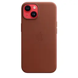 Чохол CasePro Leather Case with MagSafe Umber для iPhone 14 Plus - мініатюра 5